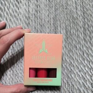 Jeffree Star Cosmetics Lip Gloss Trio - Pink, Red, Coral